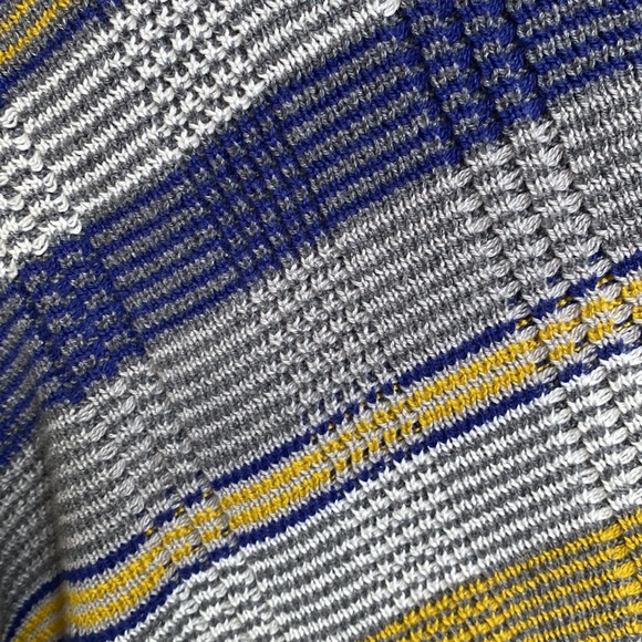 Talbots striped zip up sweater NWOT - Picture 2 of 6